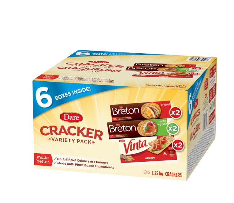 DARE VARIETY CRACKERS 1.25KG