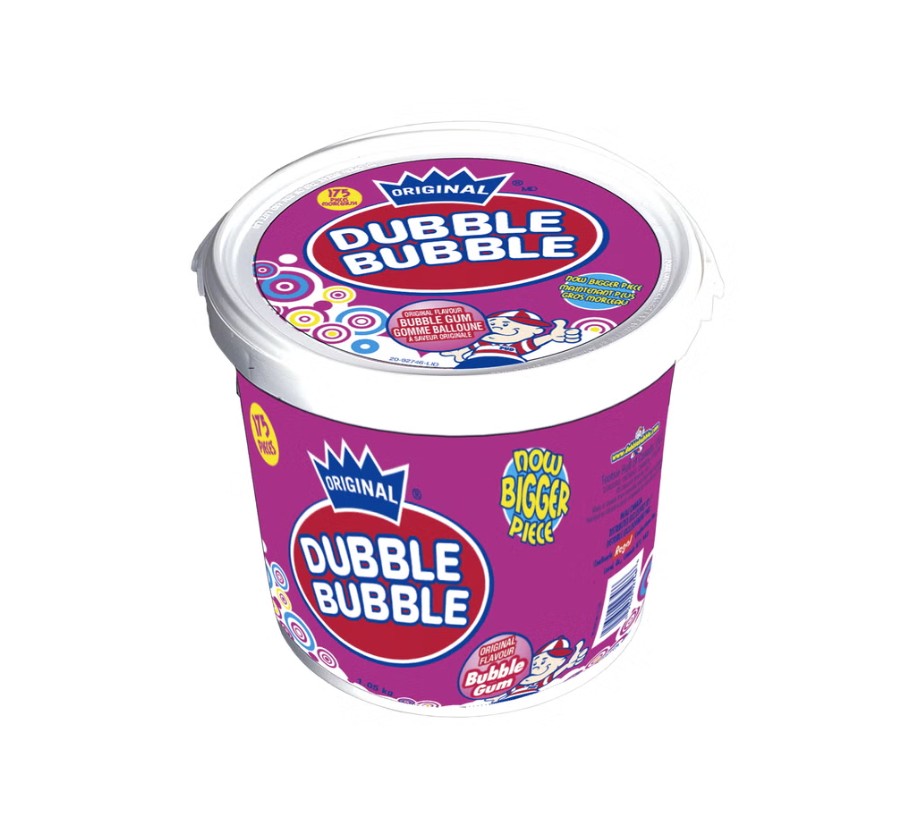 Dubble Bubble Gum Pack of 175 ct, 1.05 kg