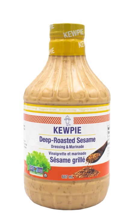 Kewpie Creamy Deep Roasted Sesame Dressing and Marinade for Salads and More - 887 mL