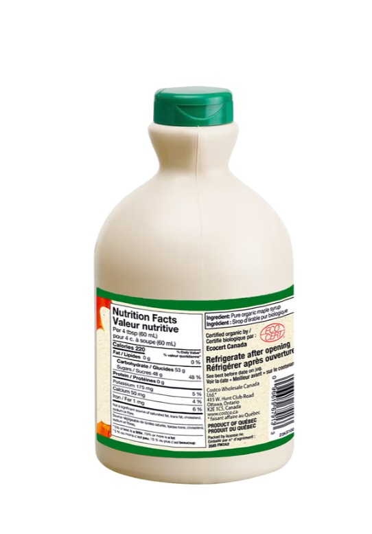 Kirkland Signature 100 Percent Maple Syrup, 1000 Gram
