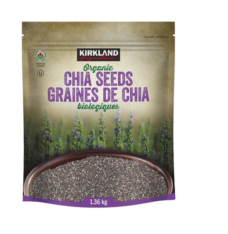 Kirkland Signature Organic Chia Seeds 1.36 Kg