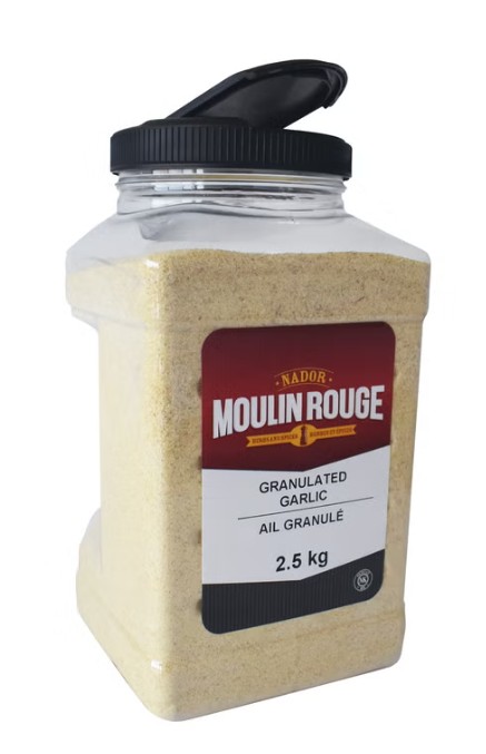 Moulin Rouge Granulated Garlic 2.5 Kg, 2.5 kilogram