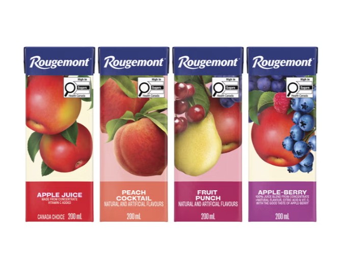 Rougemont Juice Pack 200ml x 40 Count