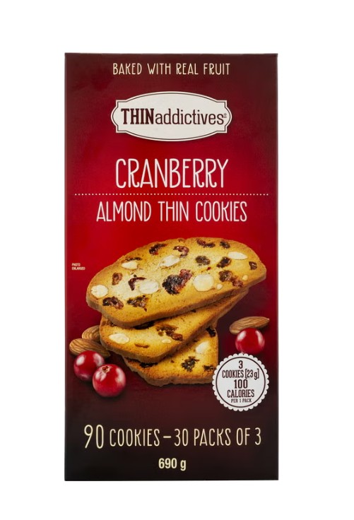 Thin addictives Cranberry Almond, 690g