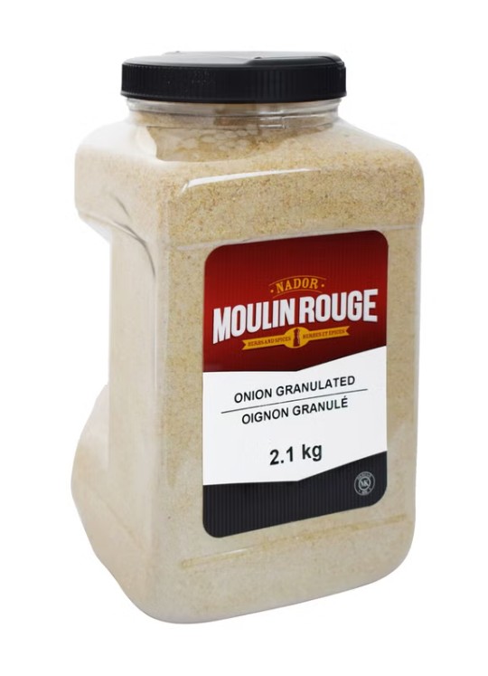 Moulin Rouge Granulated Onion 2.1 Kg, 2.1 Kilogram