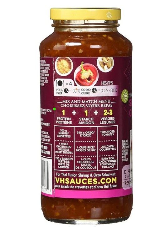 VH Sauces Thai Market Sweet Thai Chili Sauce 341ml