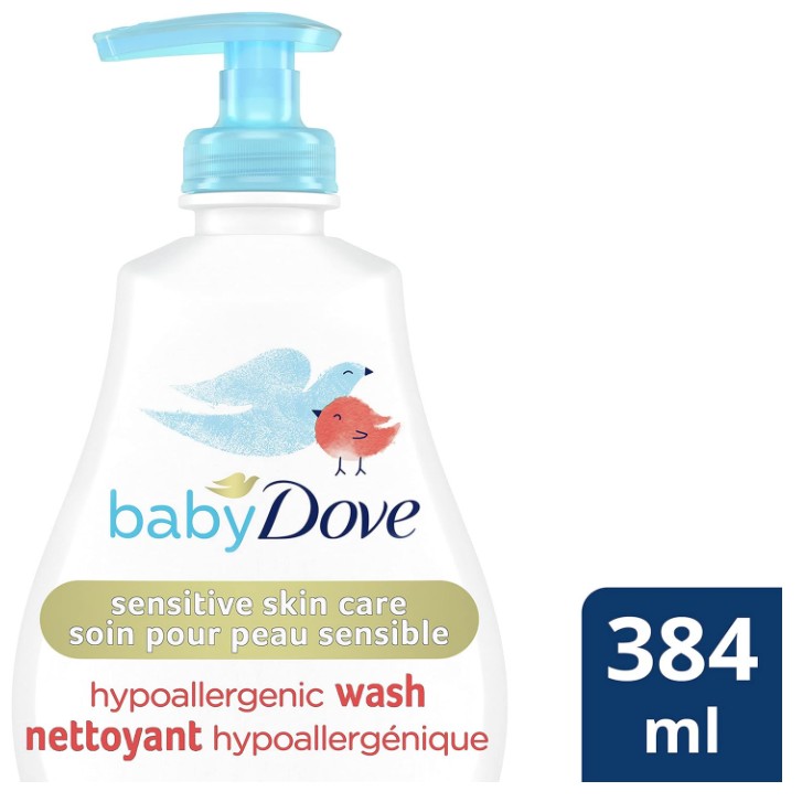 Dove Baby Wash for moisturized skin 384 ml