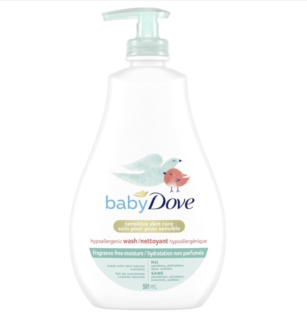 Dove Sensitive Skin Moisture Baby Wash, 591mL