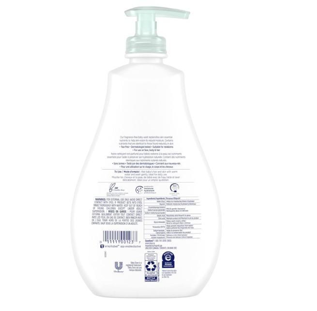 Dove Sensitive Skin Moisture Baby Wash, 591mL