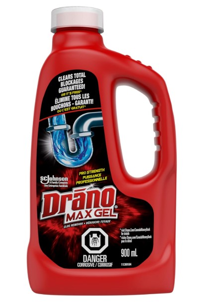 Drano Max Gel Clog Cleaner (900ml)
