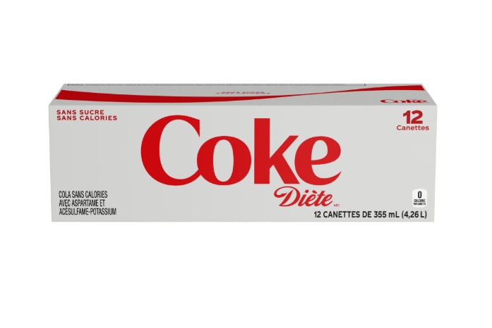 Diet Coke Fridge Pack Cans, 355 mL, 12 Pack
