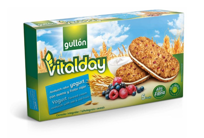 GULLON VITALDAY COOKIES YOGURT & FRUITS