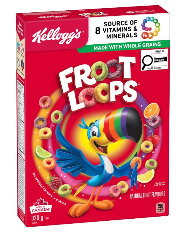 KELLOGG'S CEREAL FROOT LOOPS ORIGINAL 320g