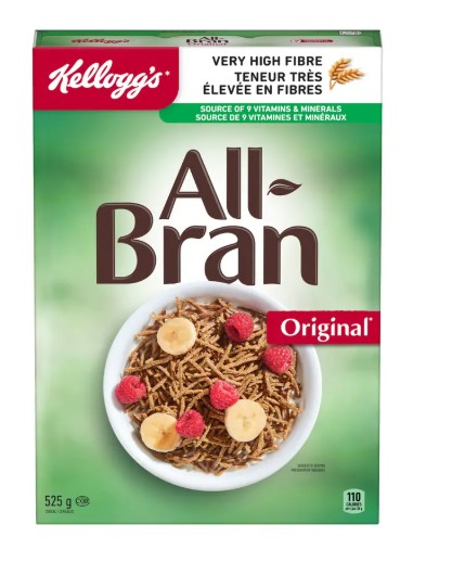 KELLOGG'S CEREAL ALL-BRAN ORIGINAL 525g