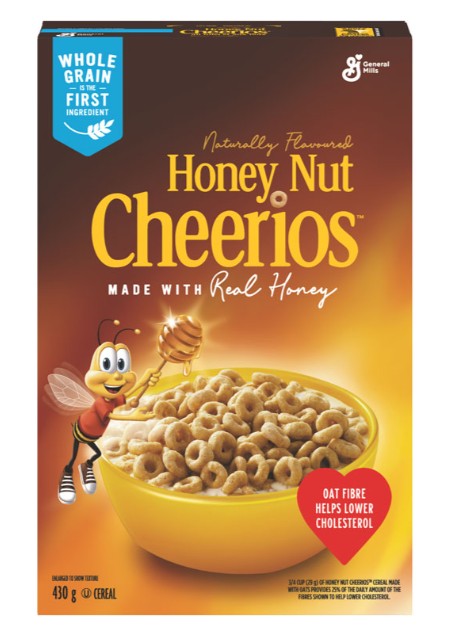 GENERAL MILLS CHEERIOS HONEYNUT 430g