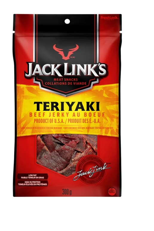 Jack Links Teriyaki Beef Jerky 300G