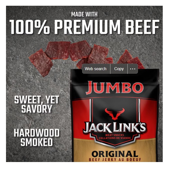 Jack Link's Original Beef Jerky 230G