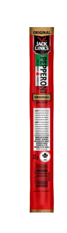 Jack Link's Original Pepperoni Sticks, 20 × 22 g