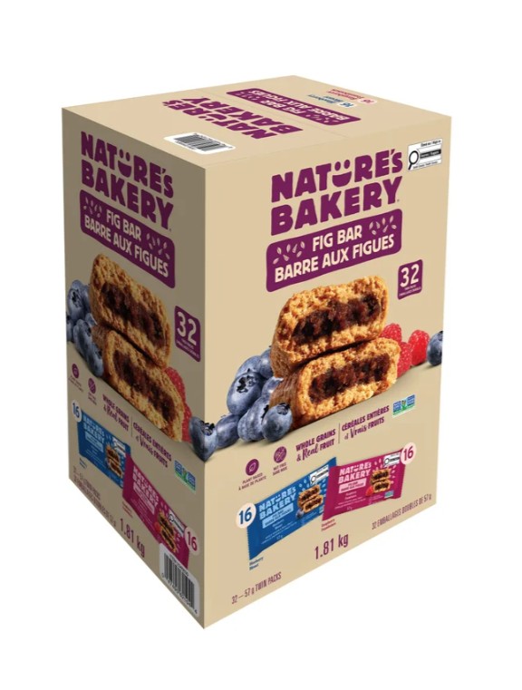 Nature's Bakery Whole Wheat Fig Bars Variety 32 Pack