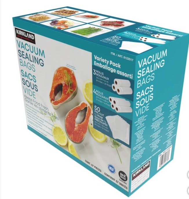 Kirkland Signature Vacuum Sealing Bags, Assortment Pack