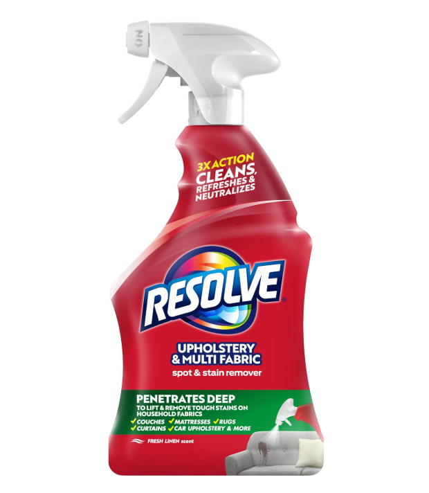 Resolve Upholstery Cleaner & Stain Remover, 22 fl oz Bottle, Multi-Fabric Cleaner