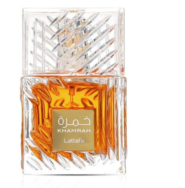 Lattafa Khamrah for Unisex Eau de Parfum Spray, 3.4 Ounce