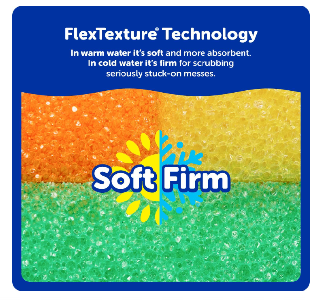 Scrub Daddy Sponge Set -Colors -Scratch-Free Sponges for Dishes